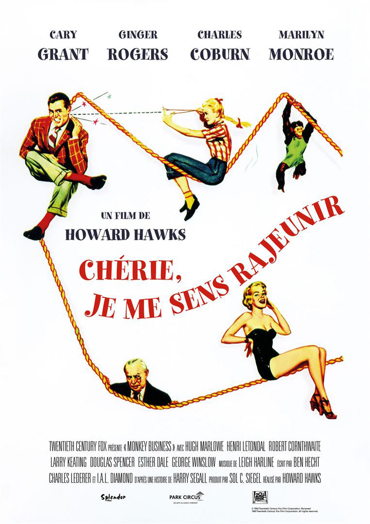 affiche du film Chérie je me sens rajeunir (Monkey Business)