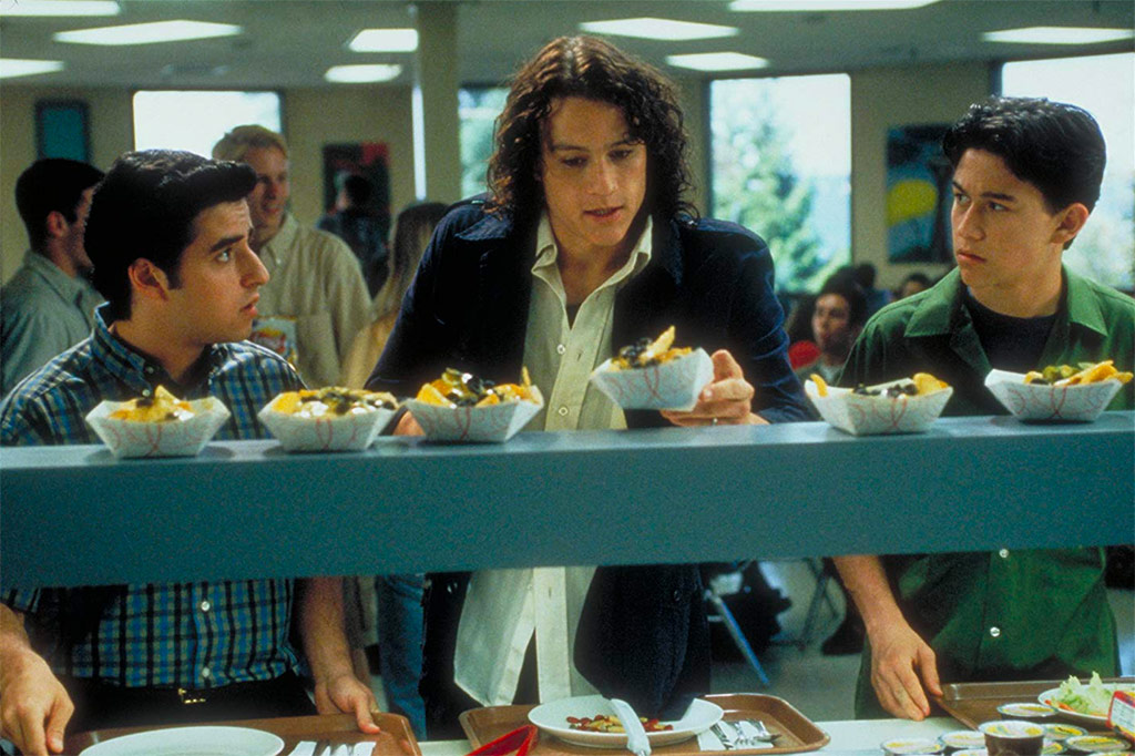 Heath Ledger, Joseph Gordon-Levitt, David Krumholtz dans 10 bonnes raisons de te larguer