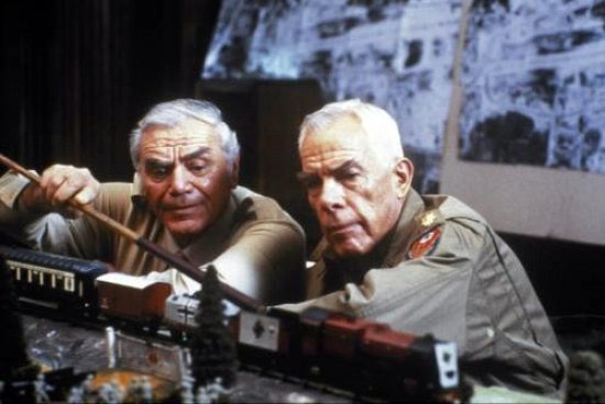 Lee Marvin, Ernest Borgnine dans Les 12 Salopards