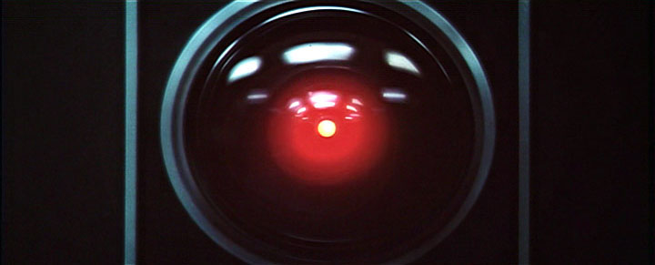 HAL 9000 dans 2001, l'odyssée de l'espace