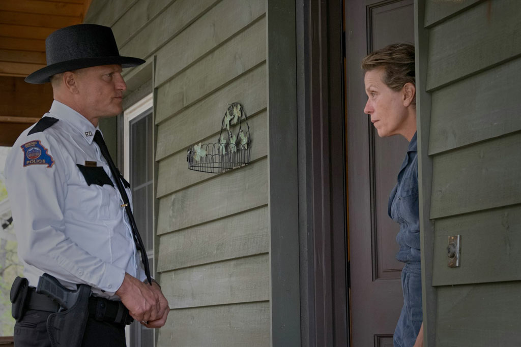 Frances McDormand, Woody Harrelson dans 3 Billboards