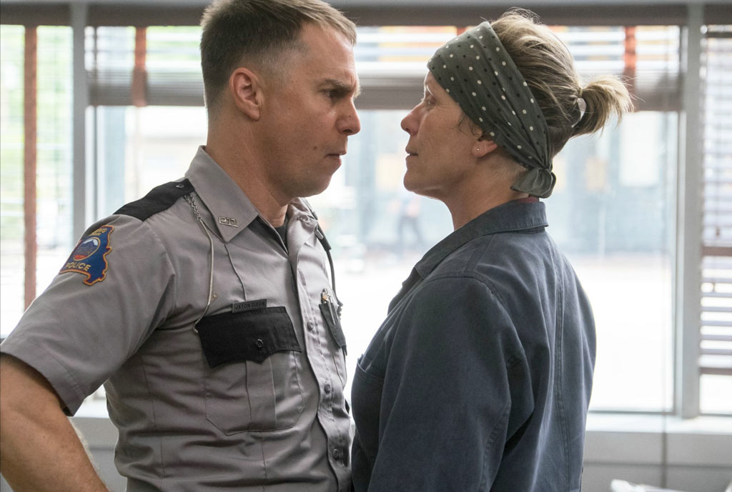 Frances McDormand, Sam Rockwell dans 3 Billboards