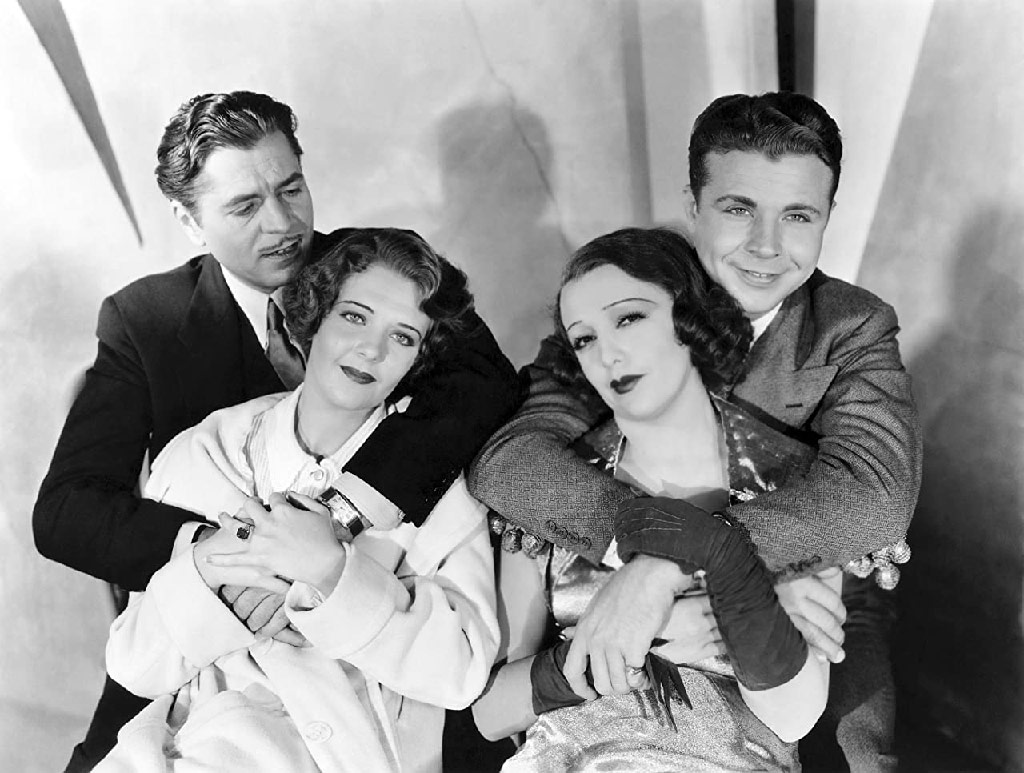 Warner Baxter, Bebe Daniels, Ruby Keeler, Dick Powell dans 42ème rue