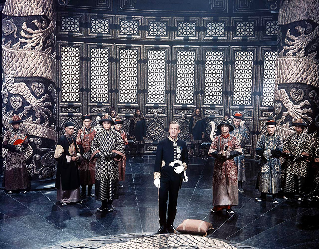 David Niven dans les 55 jours de Pékin