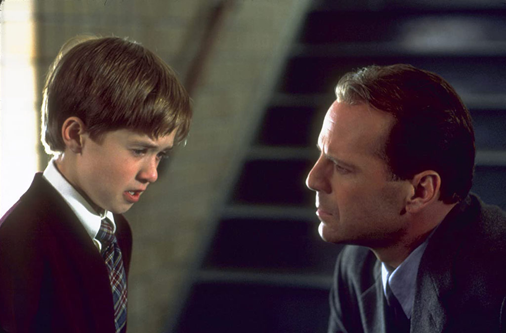 Bruce Willis, Haley Joel Osment dans Sixieme sens