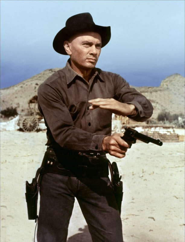 Yul Brynner dans les 7 mercenaires