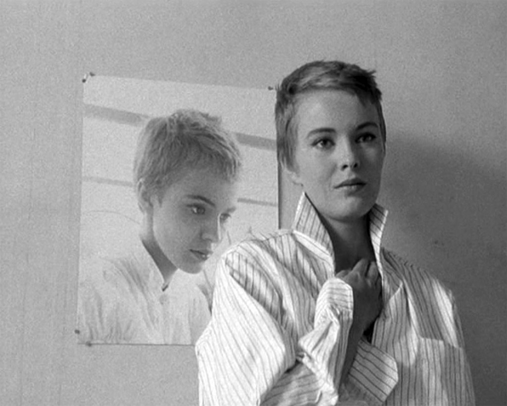 Jean Seberg dans A bout de souffle