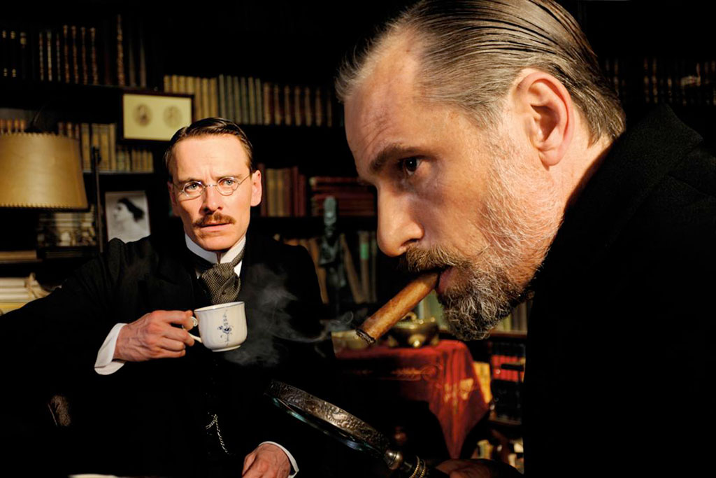 Viggo Mortensen, Michael Fassbender dans A dangerous method