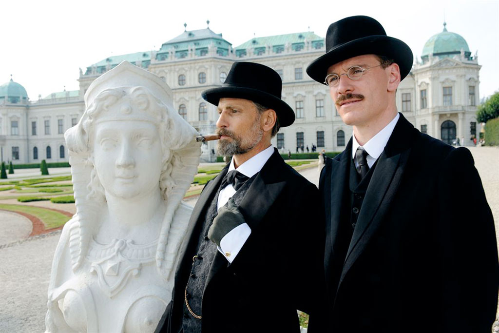 Viggo Mortensen, Michael Fassbender dans A dangerous method