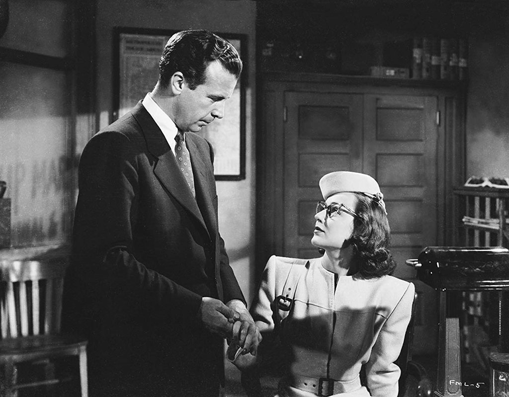 Dick Powell, Anne Shirley dans Adieu ma belle