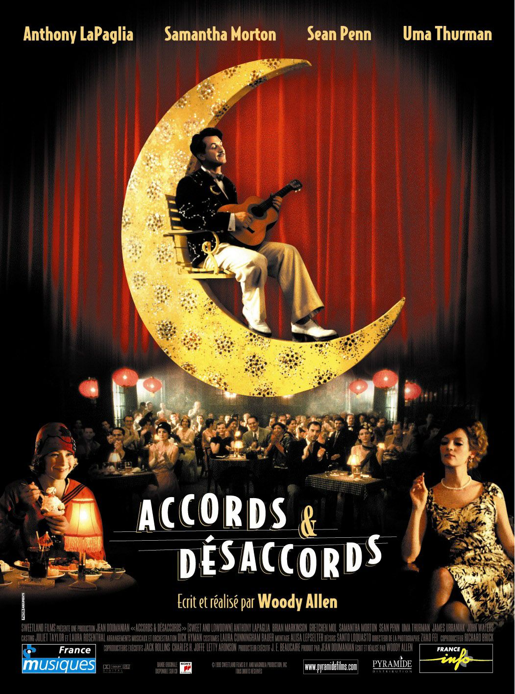 affiche du film Accords et désaccords (Sweet and Lowdown)