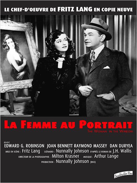affiche du film La Femme au portrait (The Woman in the window)