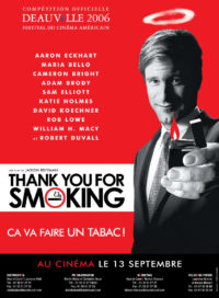 affiche du film Thank you for smoking