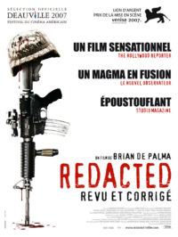 affiche du film Redacted, revu et corrigé