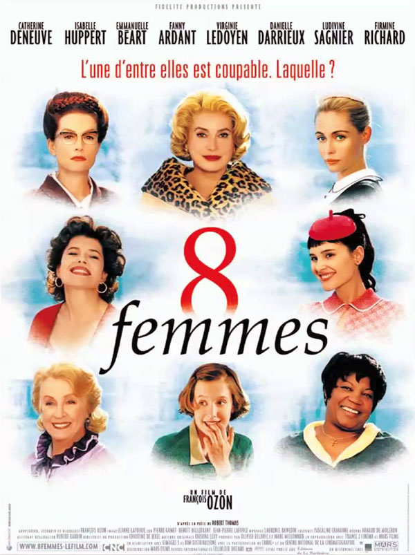 affiche du film 8 femmes