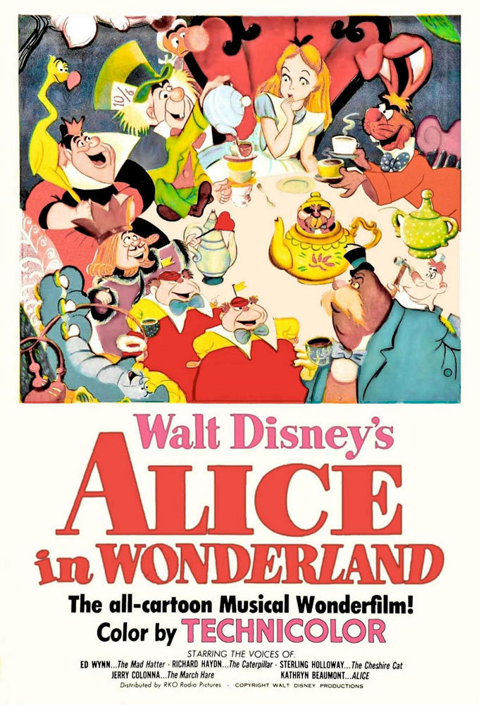 affiche du film Alice au pays des merveilles