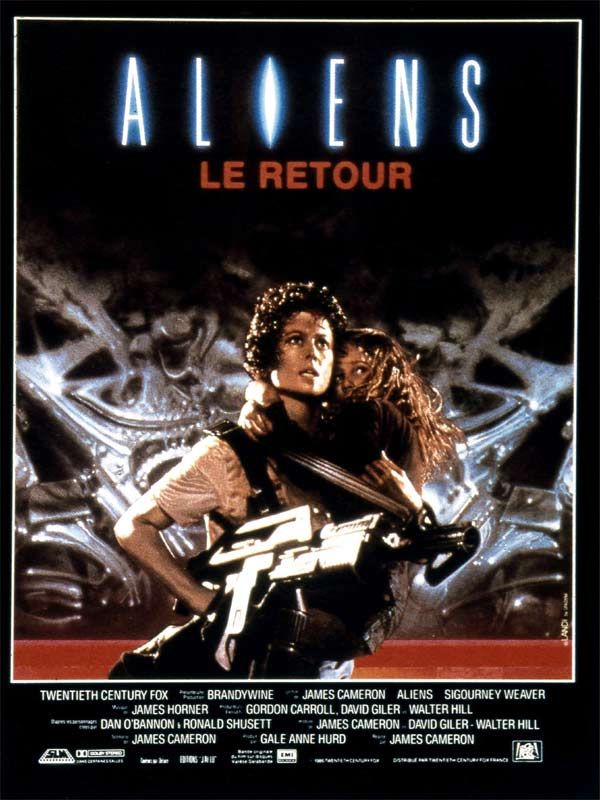 affiche du film Aliens le retour