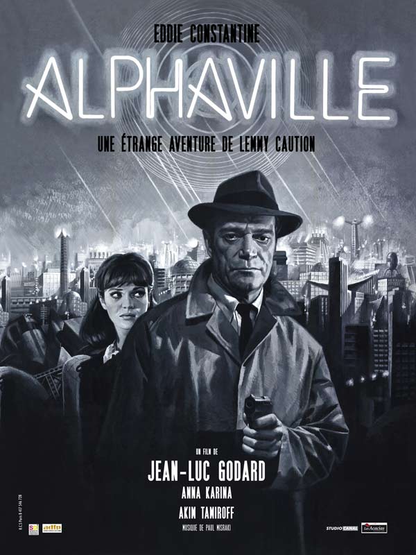 affiche du film Alphaville, une étrange aventure de Lemmy Caution