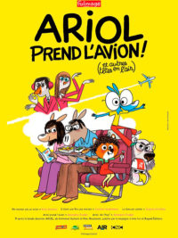 affiche du film Ariol prend l’avion