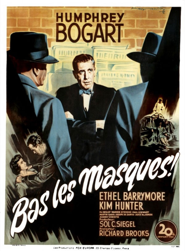 affiche du film Bas les masques (Deadline – U.S.A.)
