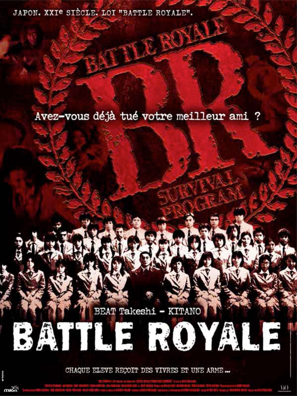 affiche du film Battle royale