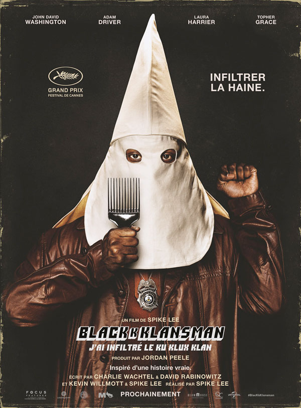 affiche du film BlacKkKlansman