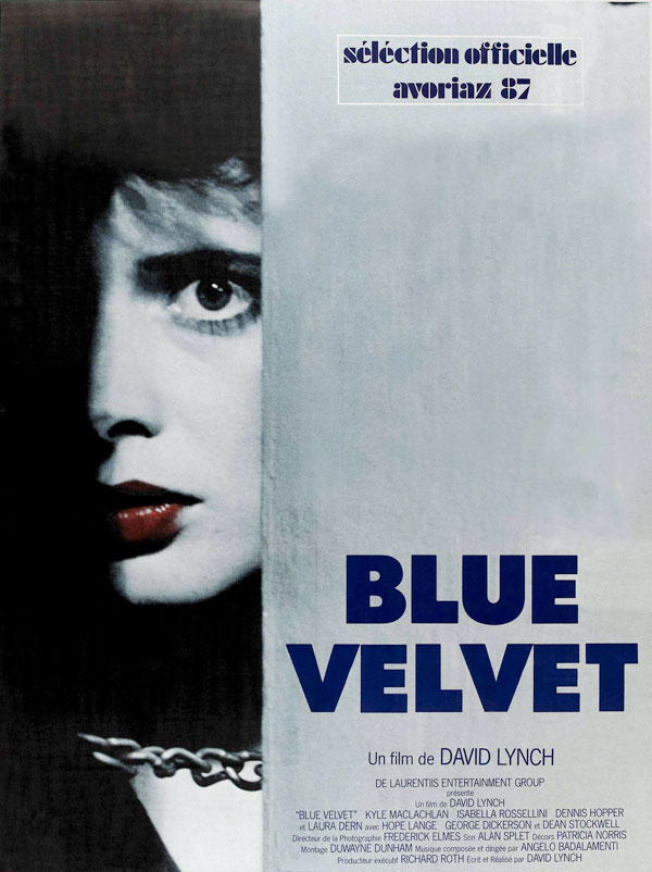 affiche du film Blue Velvet