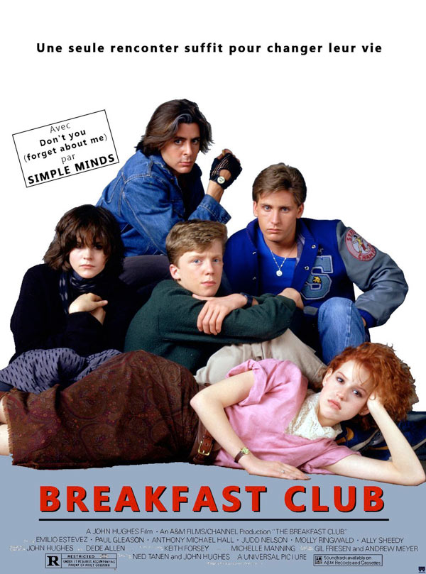 affiche du film Breakfast club