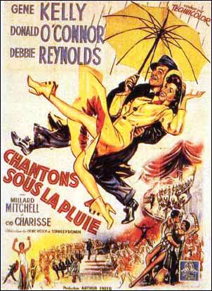 affiche du film Chantons sous la pluie