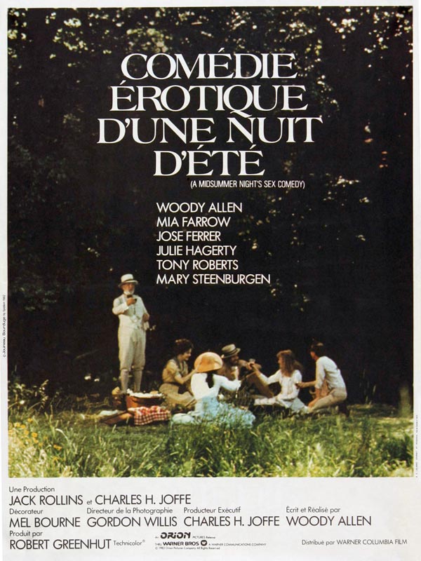 affiche du film Comédie érotique d’une nuit d’été