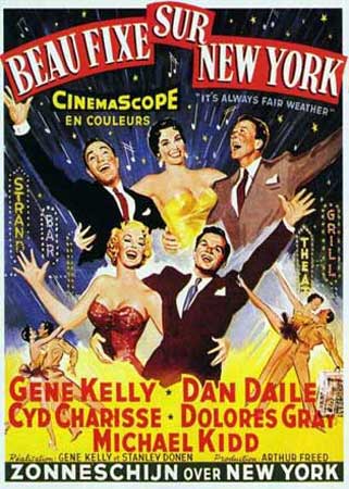 affiche du film Beau Fixe sur New York (It’s Always Fair Weather)