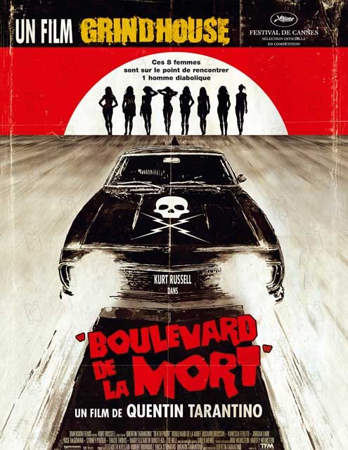 affiche du film Boulevard de la mort – un film Grindhouse
