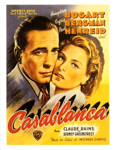 affiche du film Casablanca