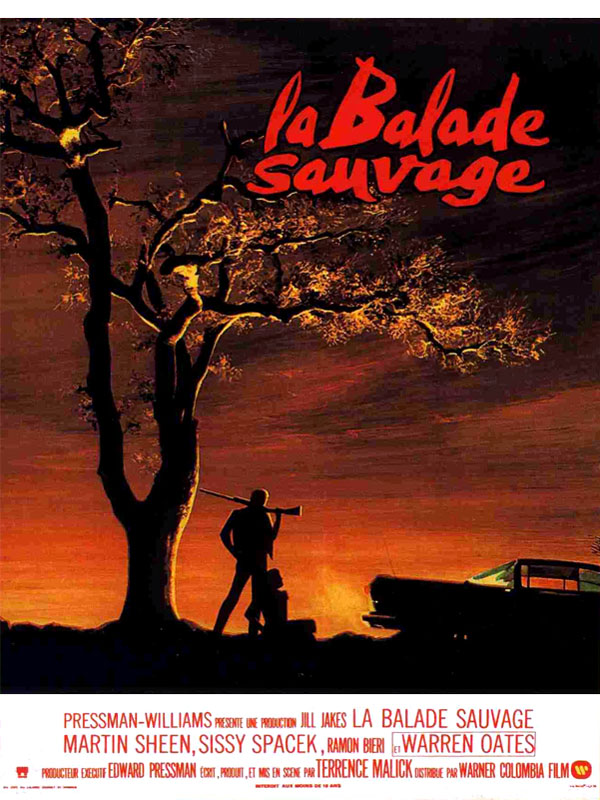 affiche du film La Balade sauvage (Badlands)