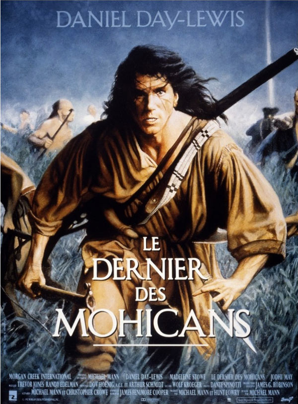 affiche du film Le Dernier des Mohicans