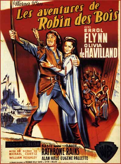 affiche du film Les Aventures de Robin des Bois