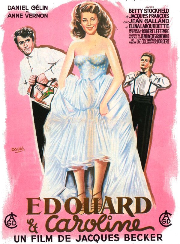 affiche du film Edouard et Caroline