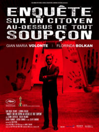 affiche du film Enquête sur un citoyen au-dessus de tout soupçon