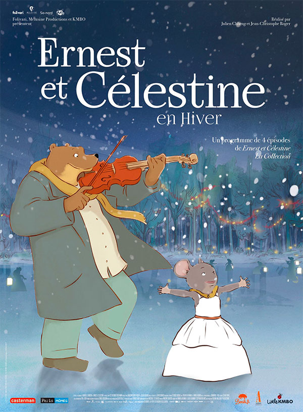 affiche du film Ernest et Célestine en hiver