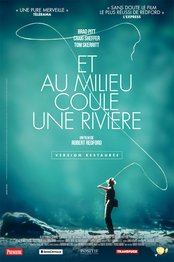 affiche du film Et au milieu coule une rivière