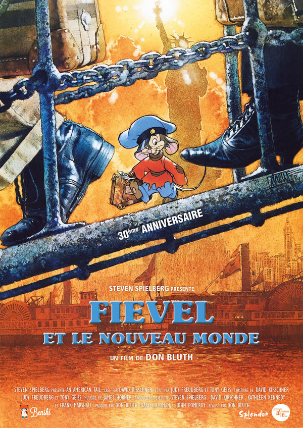 affiche du film Fievel et le nouveau monde