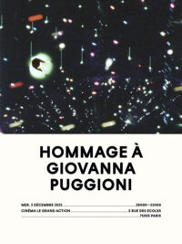 affiche du film Hommage à Giovanna Puggioni
