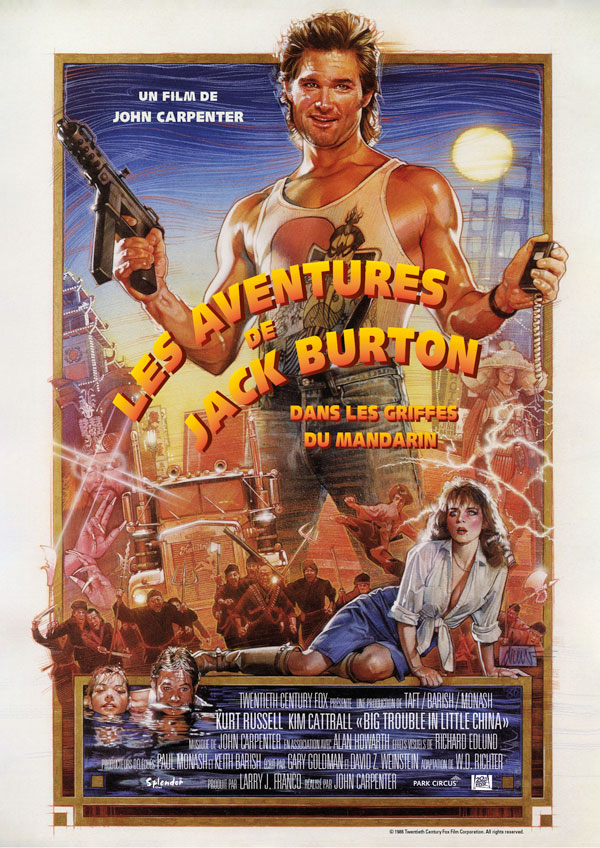 affiche du film Les Aventures de Jack Burton dans les griffes du Mandarin