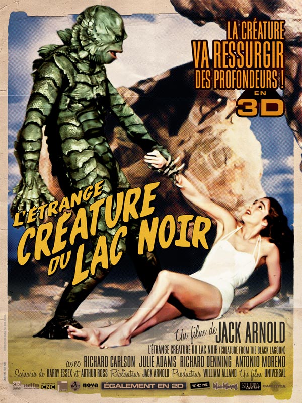 affiche du film L’Etrange créature du lac noir