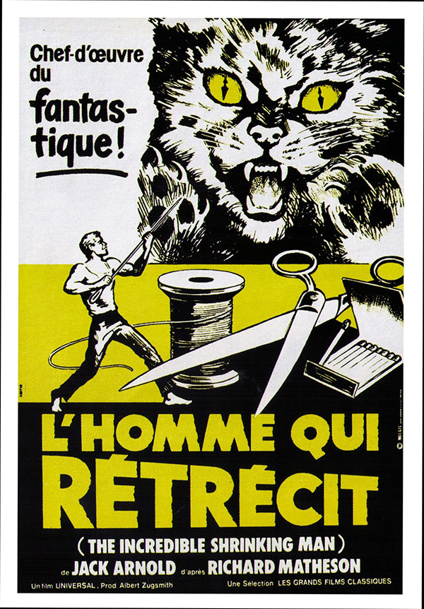 affiche du film L’Homme qui rétrécit (The Incredible shrinking man)