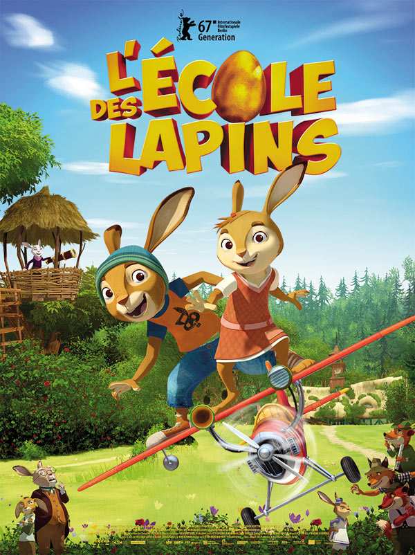 affiche du film L’École des lapins