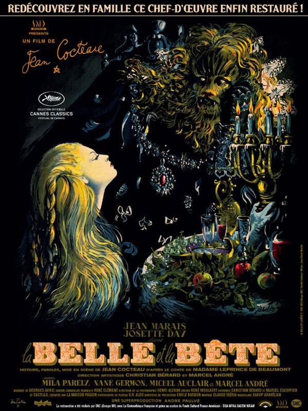 affiche du film La Belle et la bête