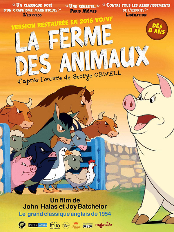 affiche du film La Ferme des animaux