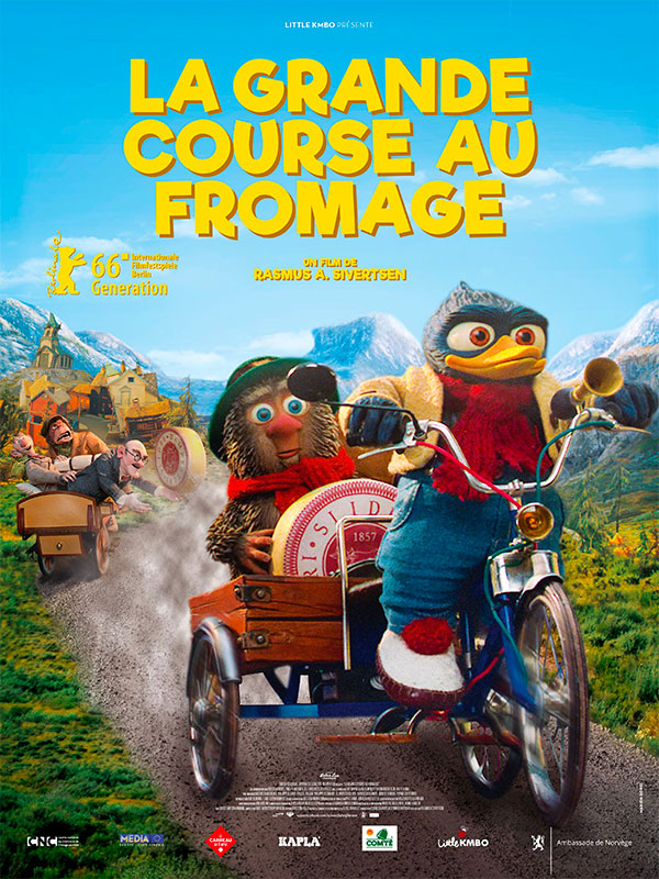 affiche du film La Grande course au fromage