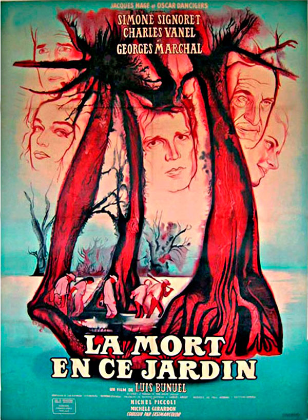 affiche du film La Mort en ce jardin